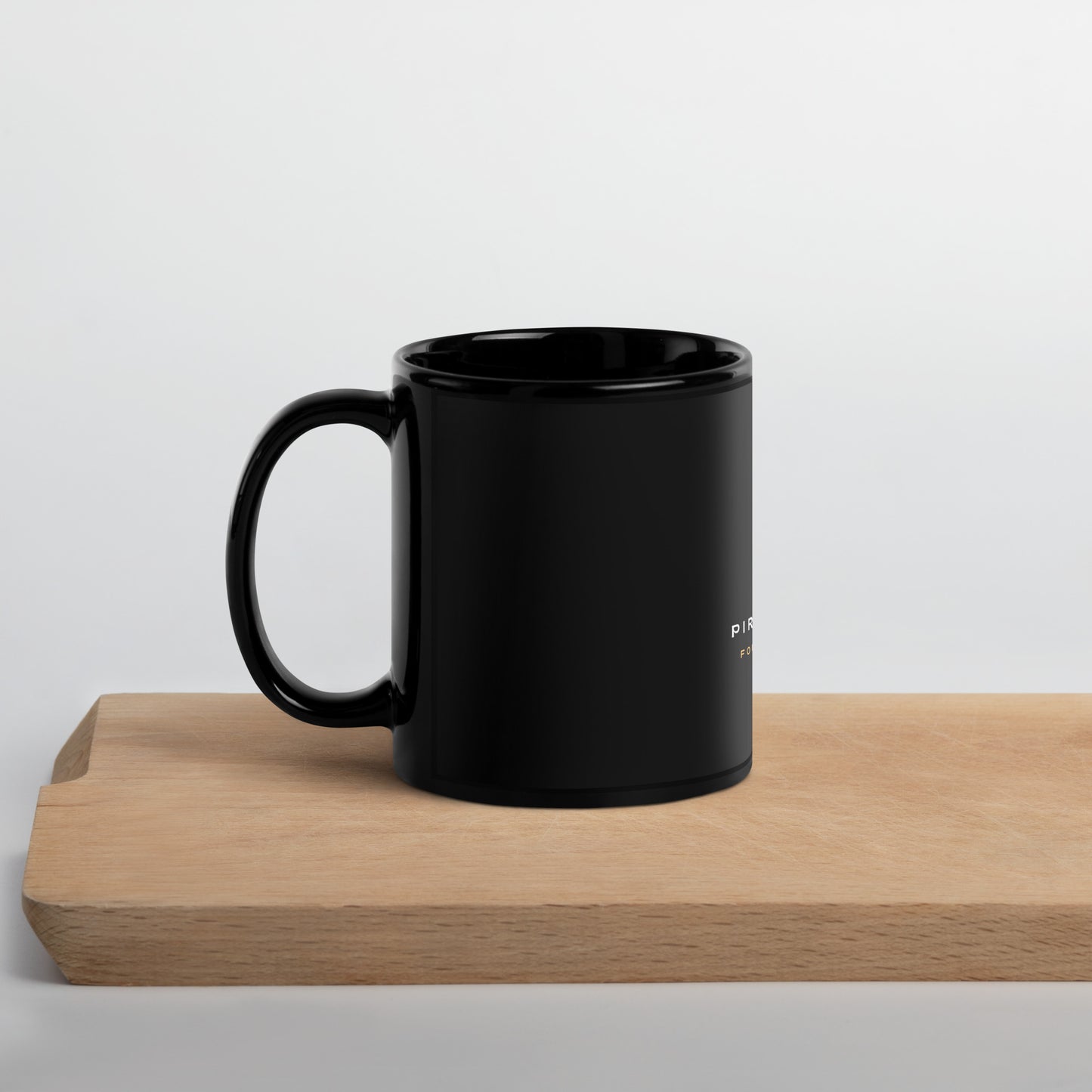 Pirate by Day Black Glossy Mug