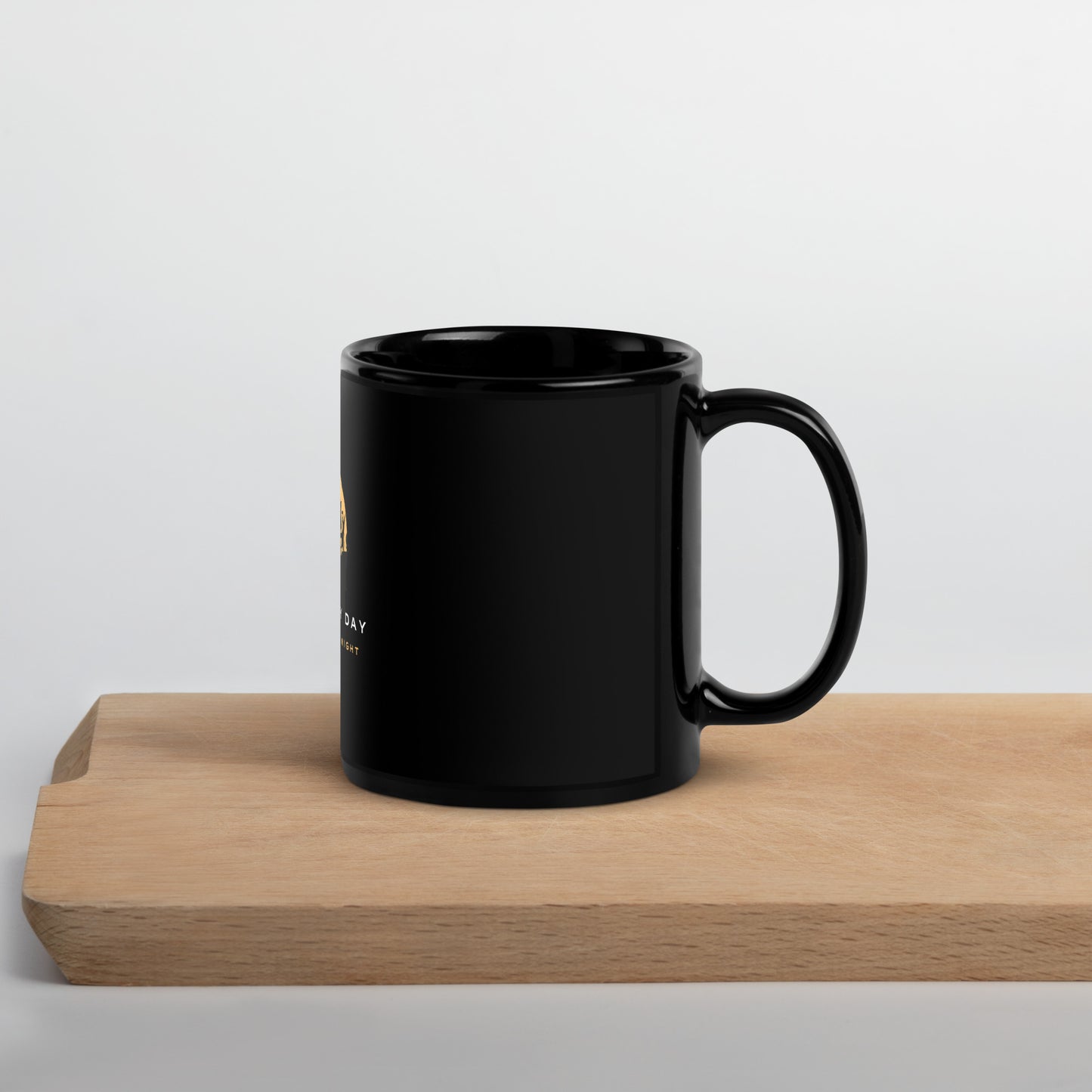 Pirate by Day Black Glossy Mug