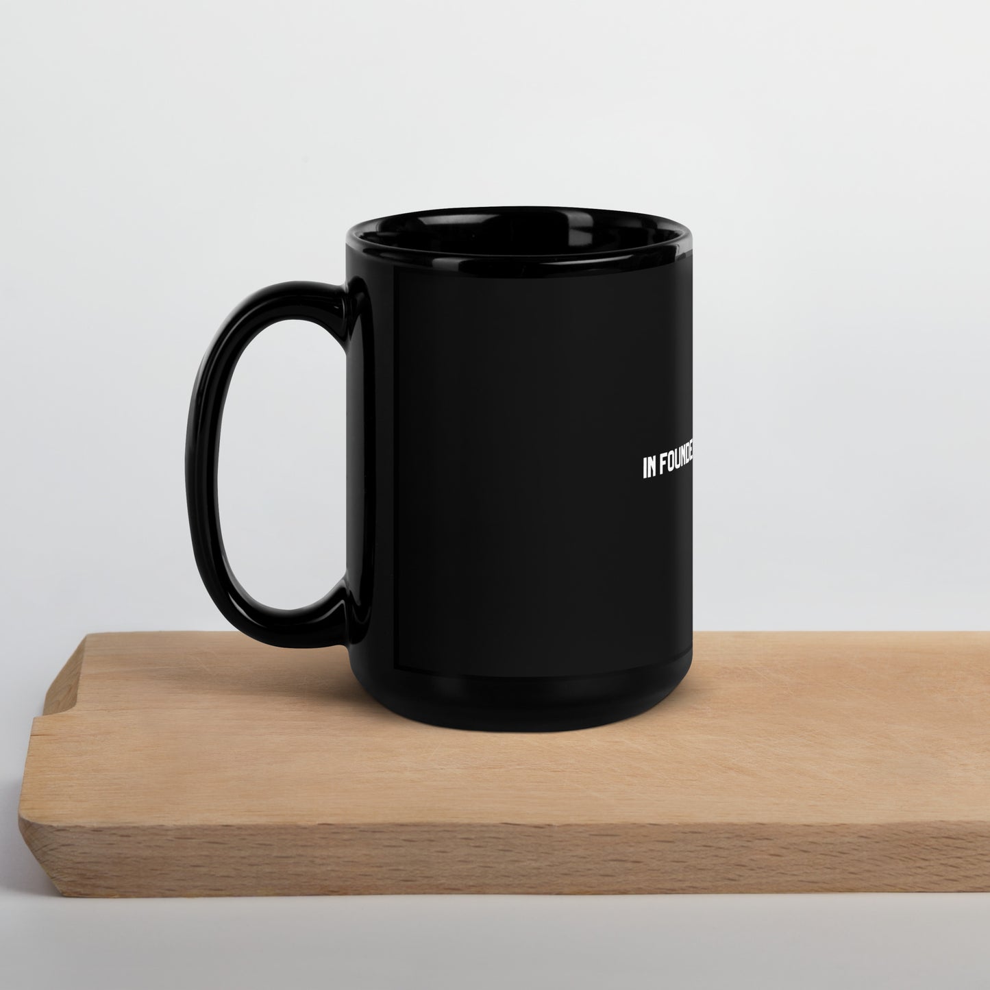 In Founder Mode Black Glossy Mug