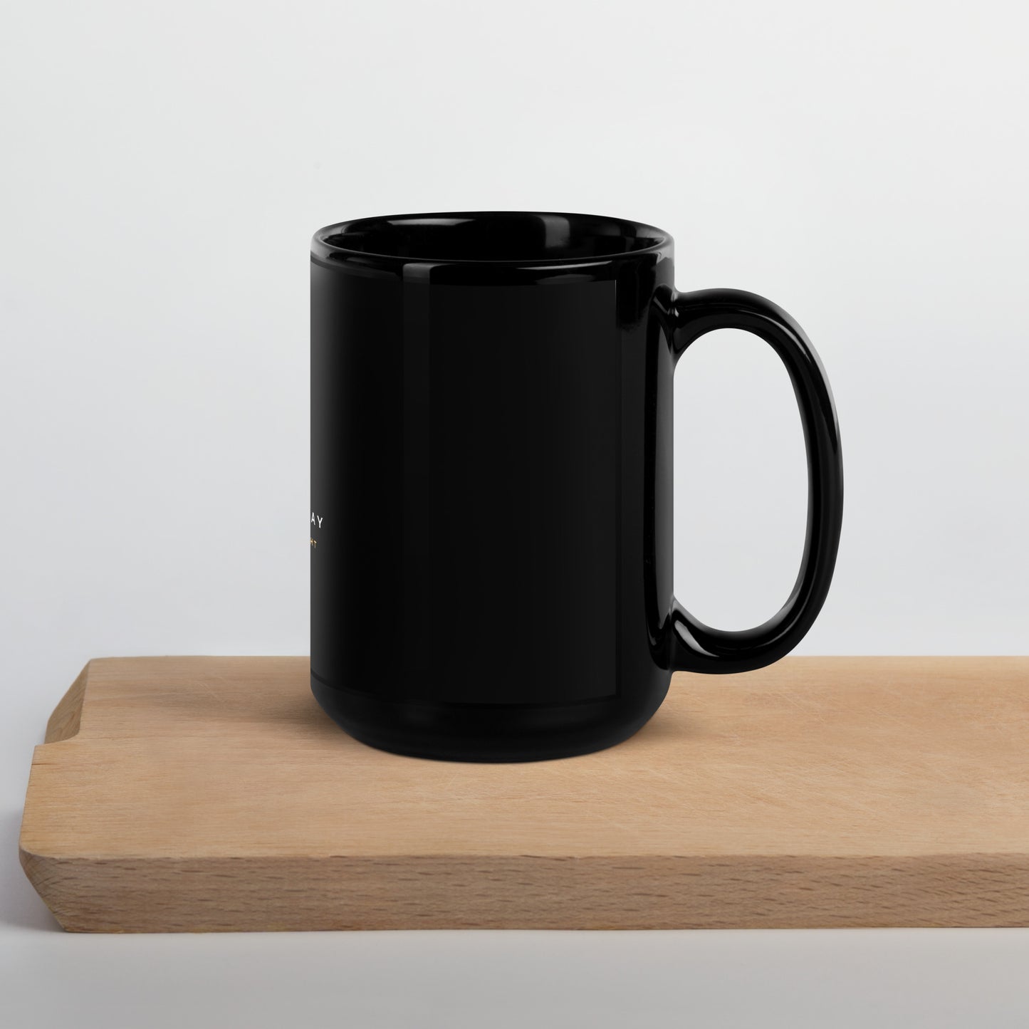 Pirate by Day Black Glossy Mug