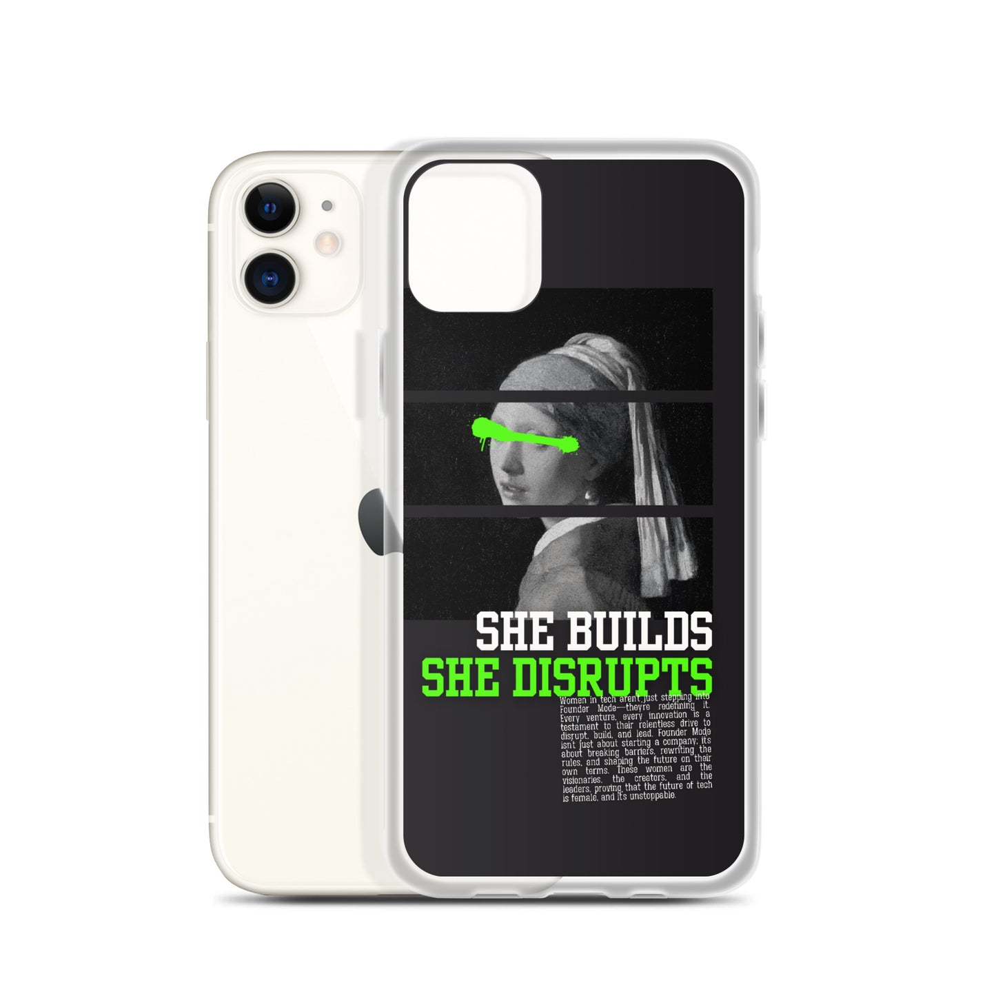 She Builds Clear Case for iPhone®