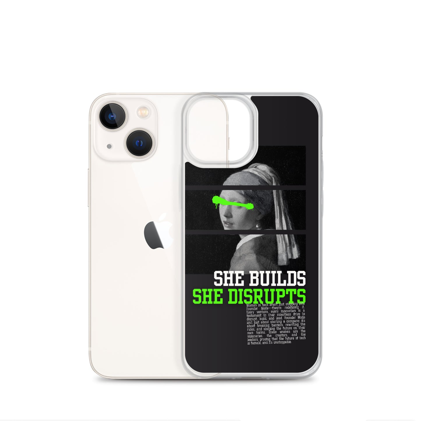 She Builds Clear Case for iPhone®