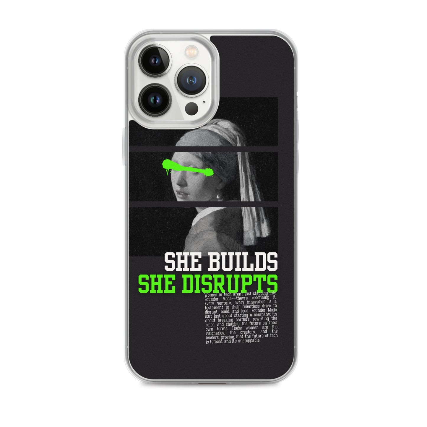 She Builds Clear Case for iPhone®