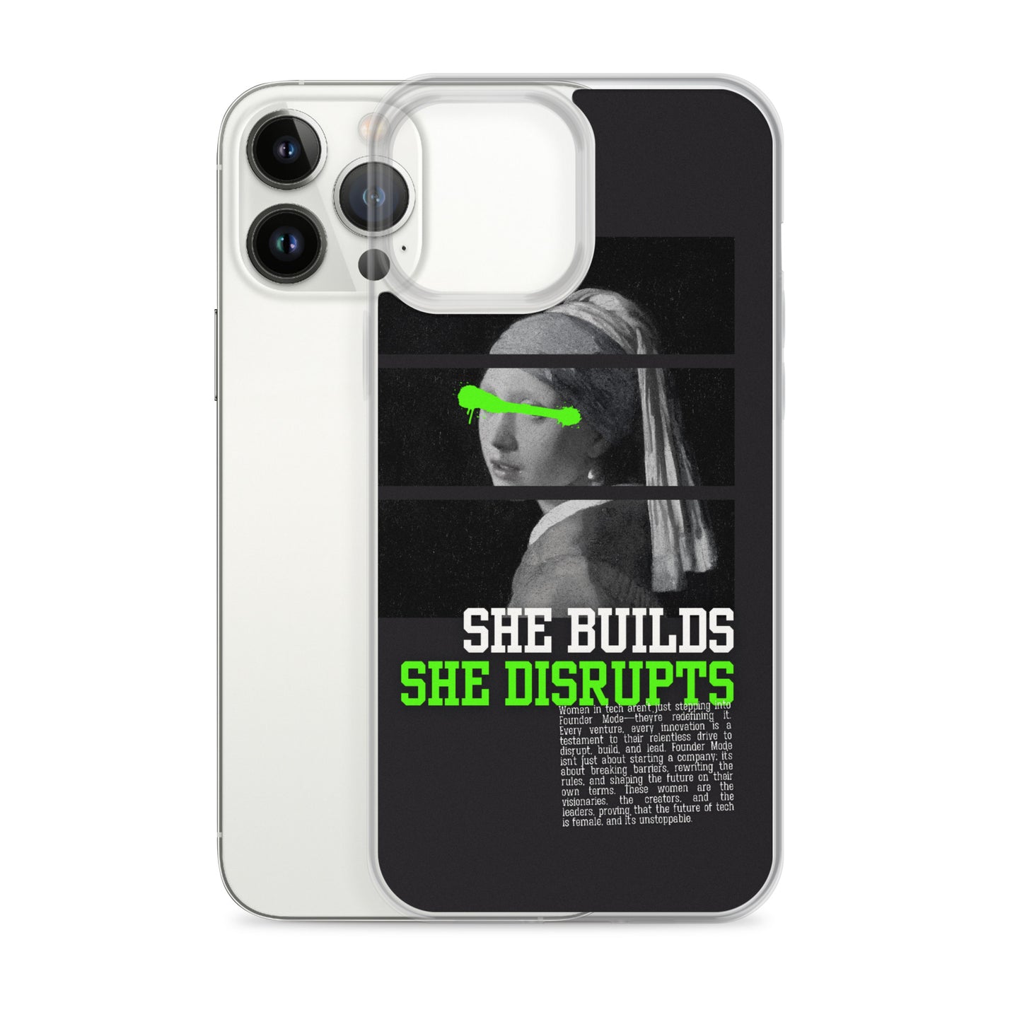 She Builds Clear Case for iPhone®