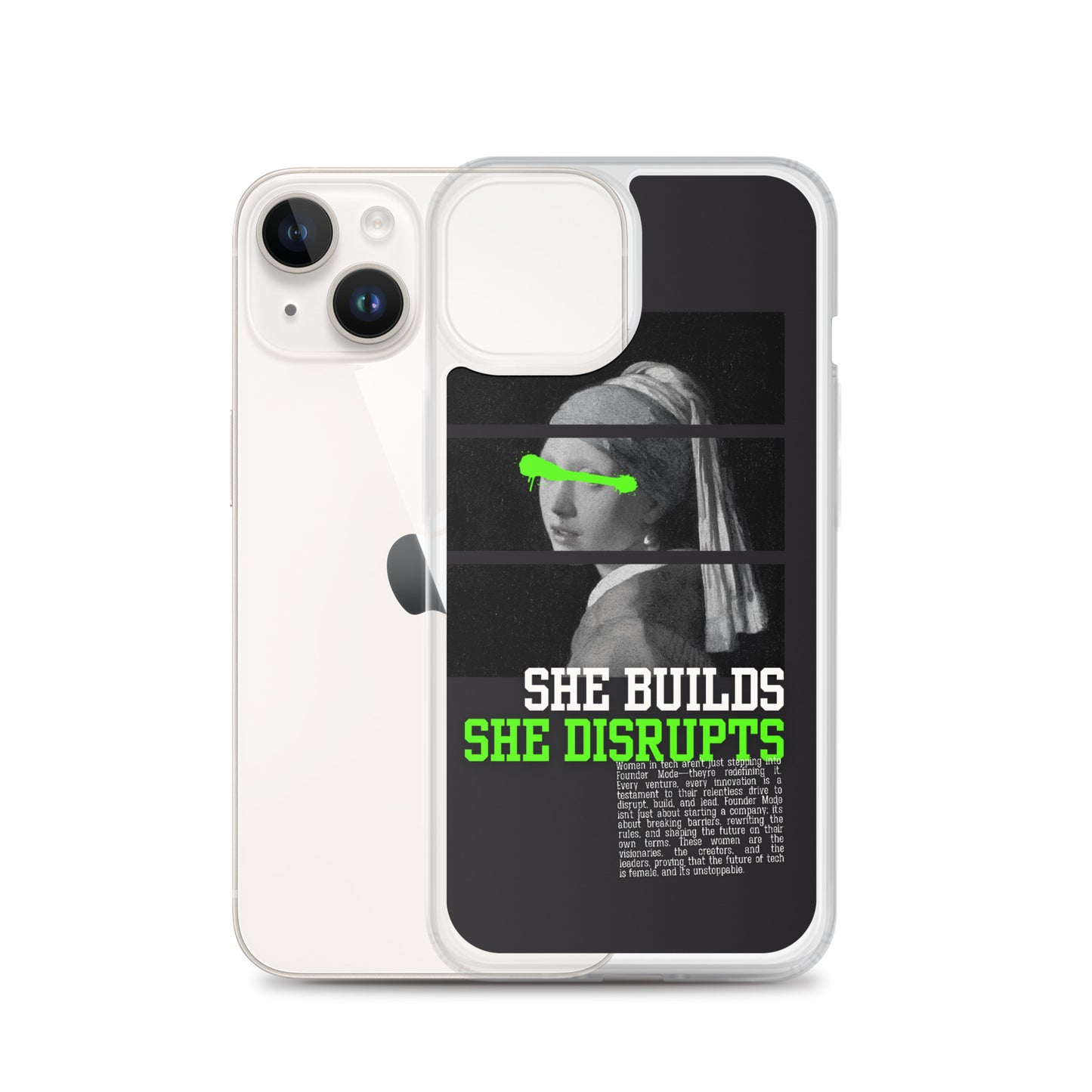 She Builds Clear Case for iPhone®