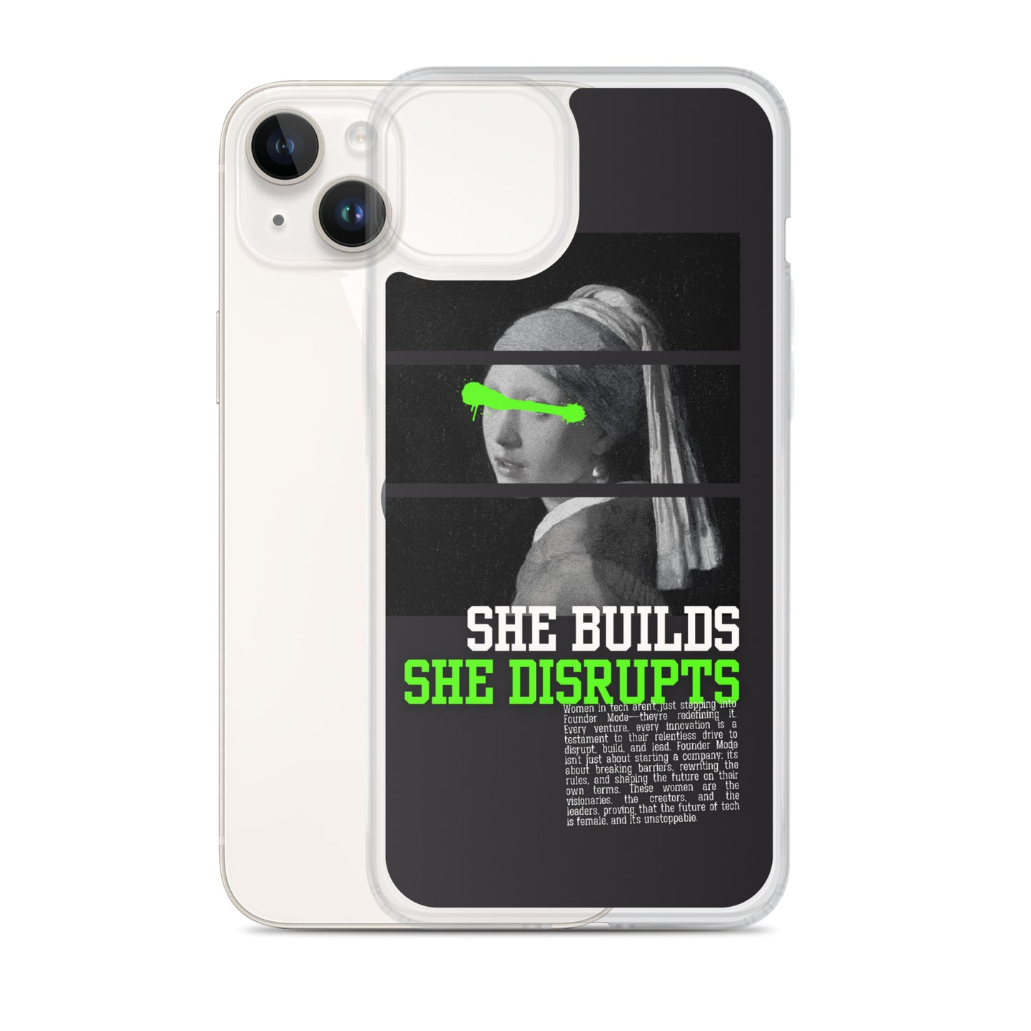 She Builds Clear Case for iPhone®