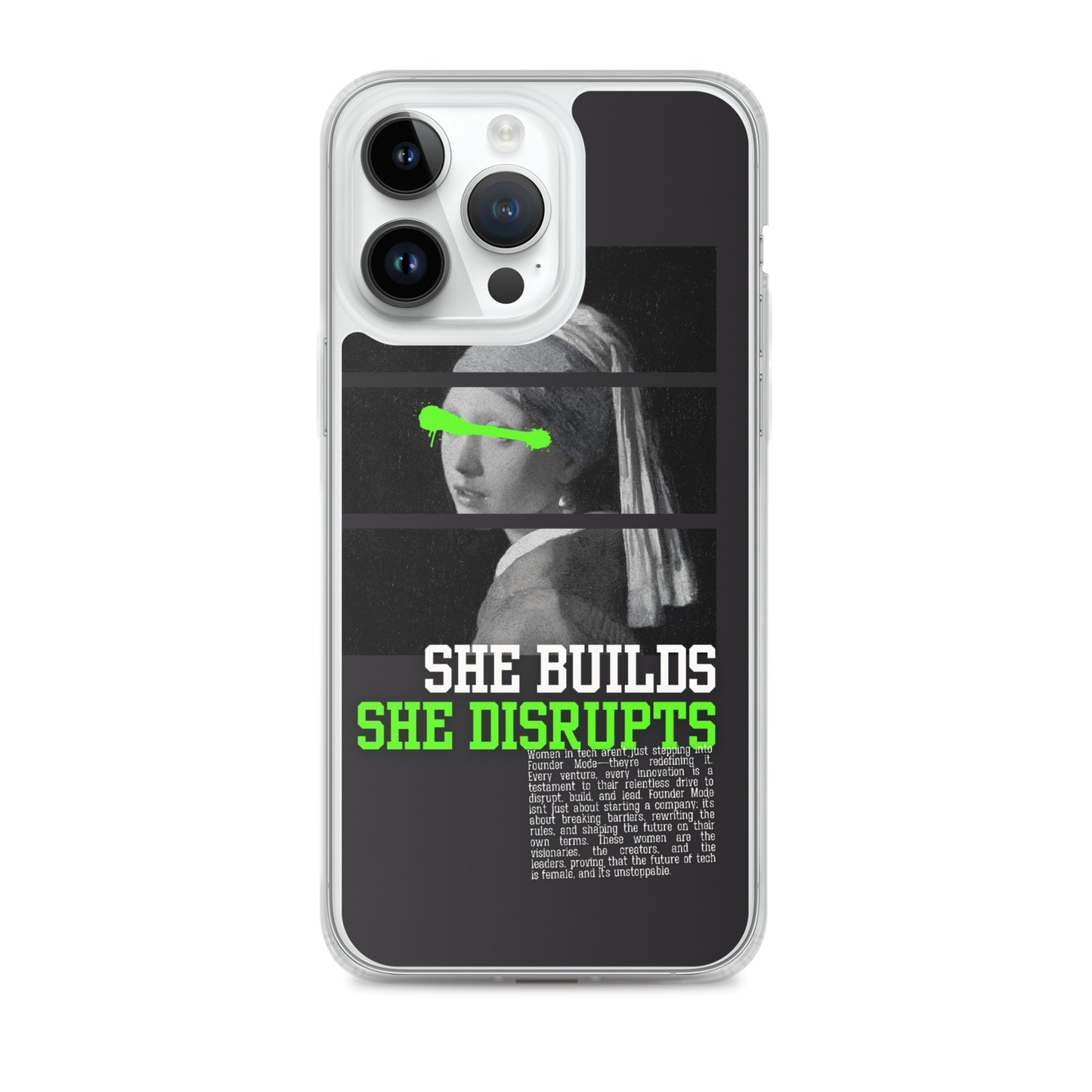 She Builds Clear Case for iPhone®