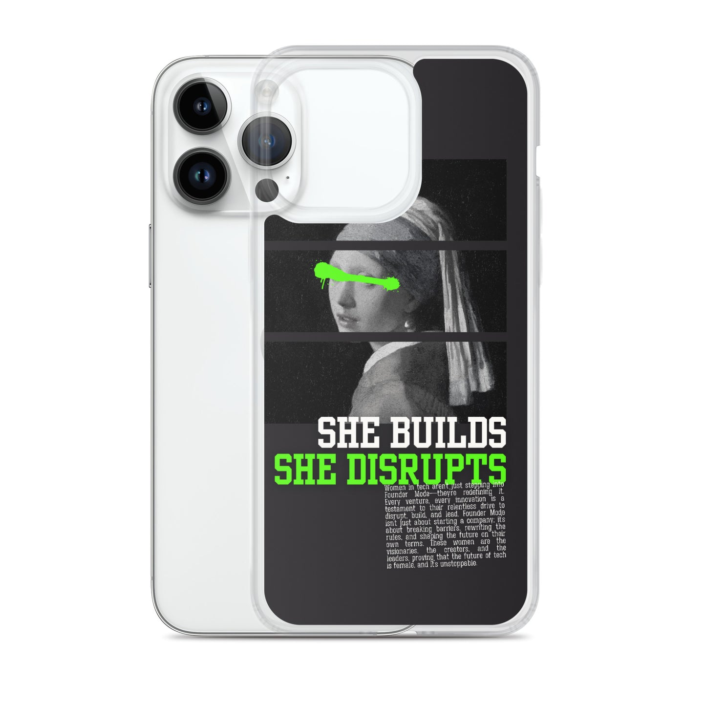 She Builds Clear Case for iPhone®