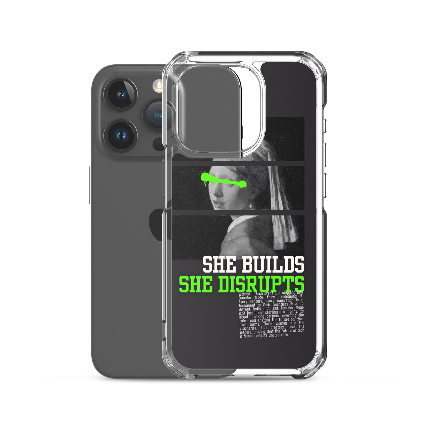 She Builds Clear Case for iPhone®