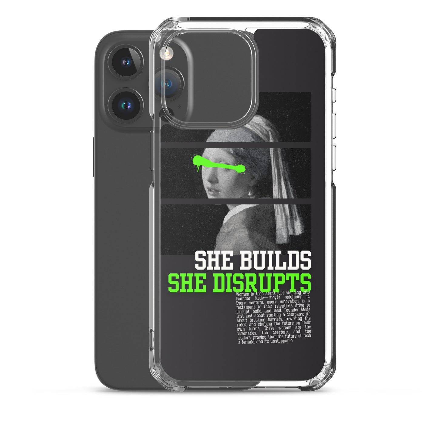 She Builds Clear Case for iPhone®