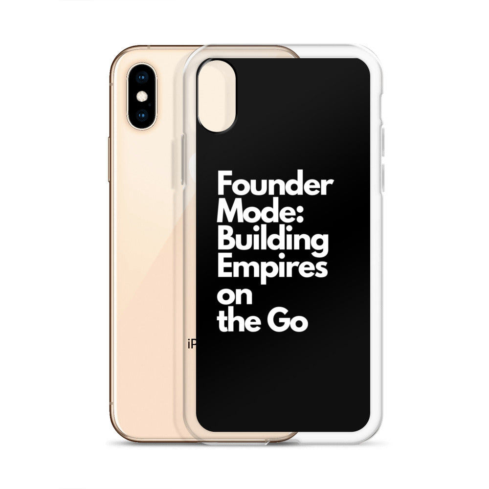 Founder Mode Building Empires - Clear Case for iPhone®