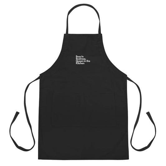 Boss in Business Queen in the Kitchen  - Embroidered Apron