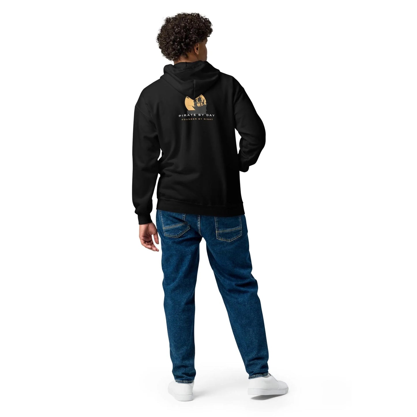 Pirate by Day Unisex Heavy Blend Zip Hoodie