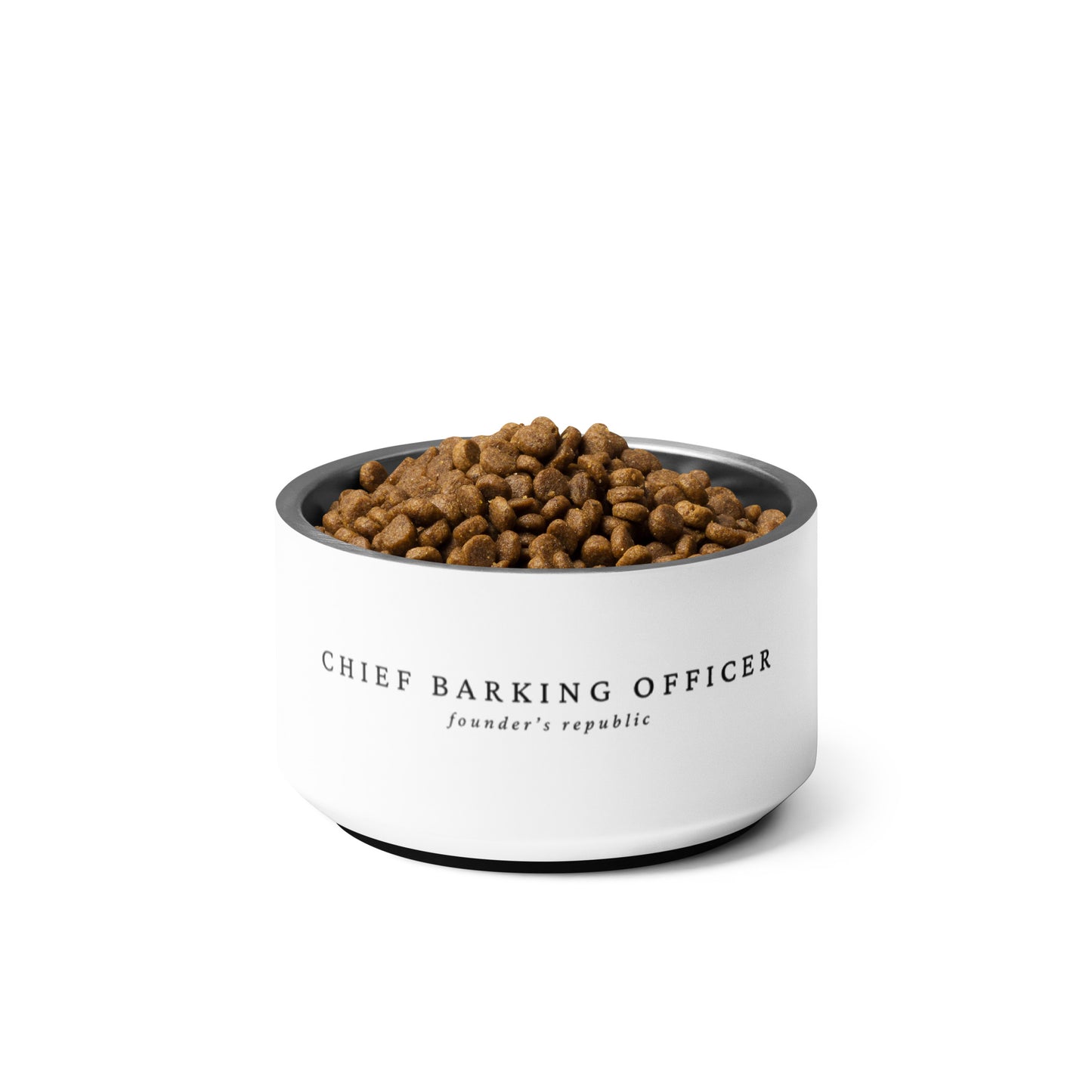 Chief Barking Officer Pet bowl