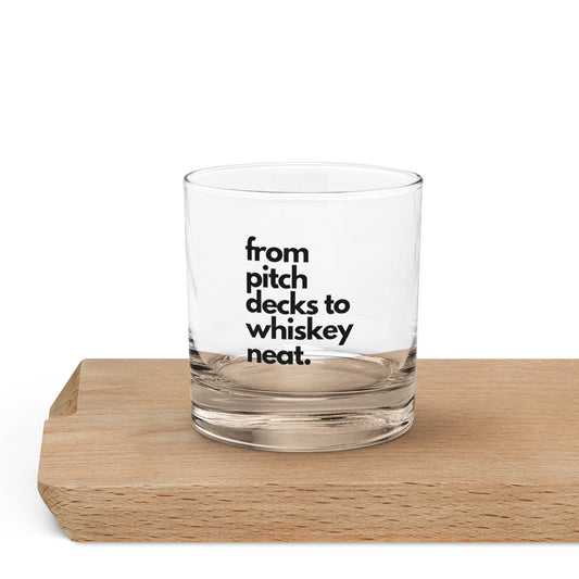 From Pitch Decks - Rocks glass