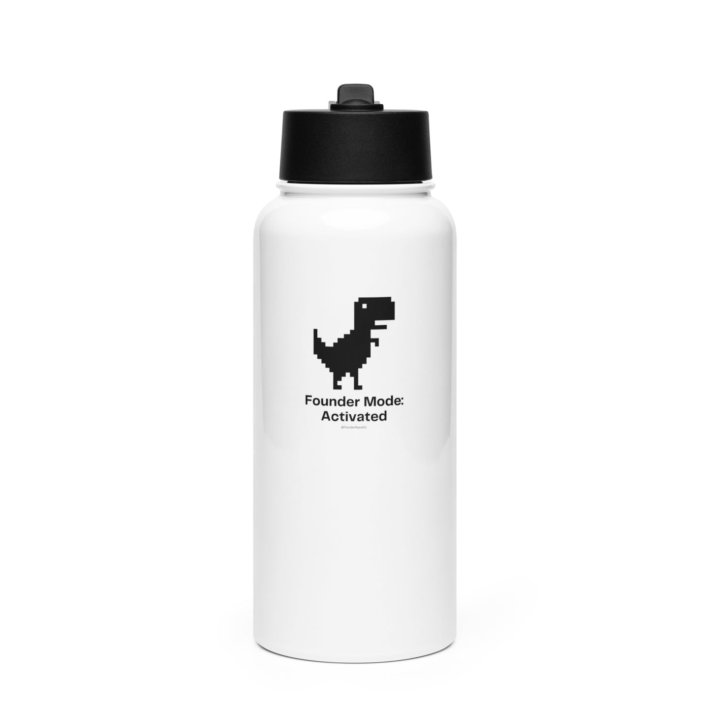 Founder Mode Stainless Steel Water Bottle with Straw Lid