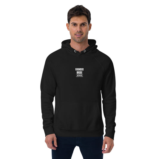 Founder Mode Unisex Eco Raglan Hoodie