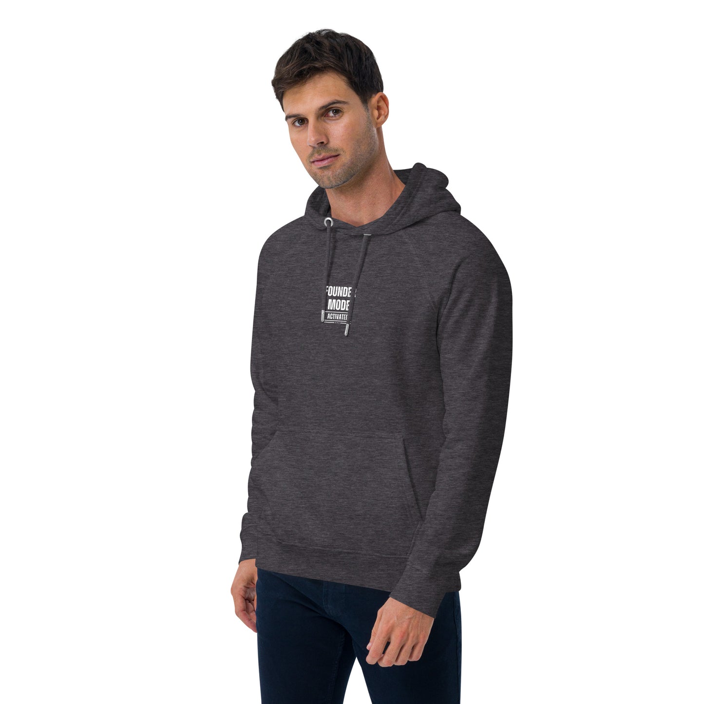 Founder Mode Unisex Eco Raglan Hoodie