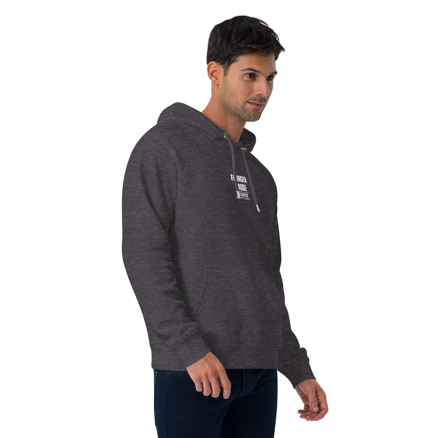 Founder Mode Unisex Eco Raglan Hoodie