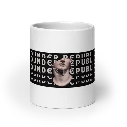 Founder Republic White Glossy Mug