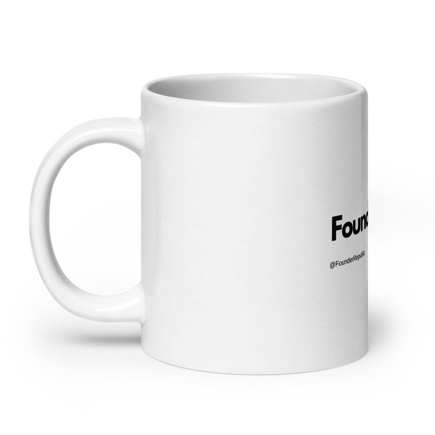 Founder Mode White Glossy 20 oz Mug