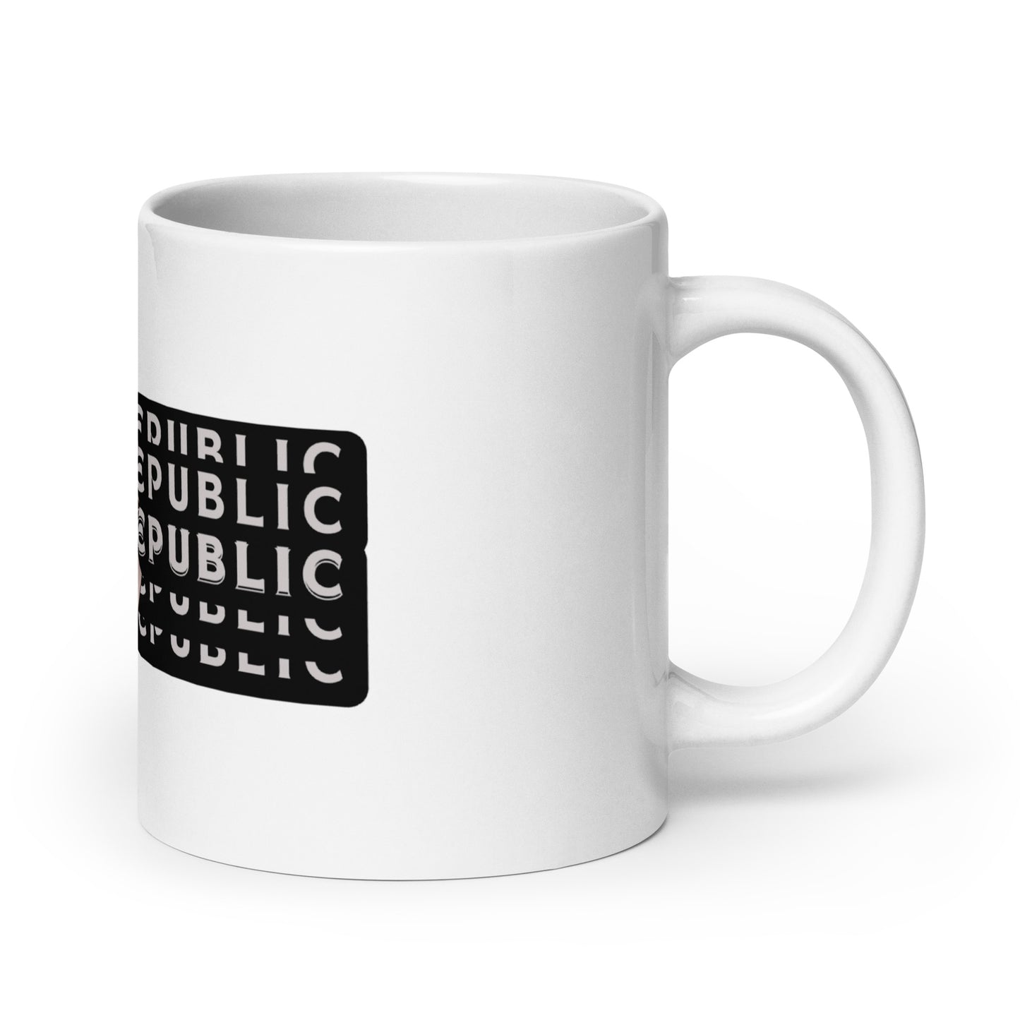 Founder Republic White Glossy Mug