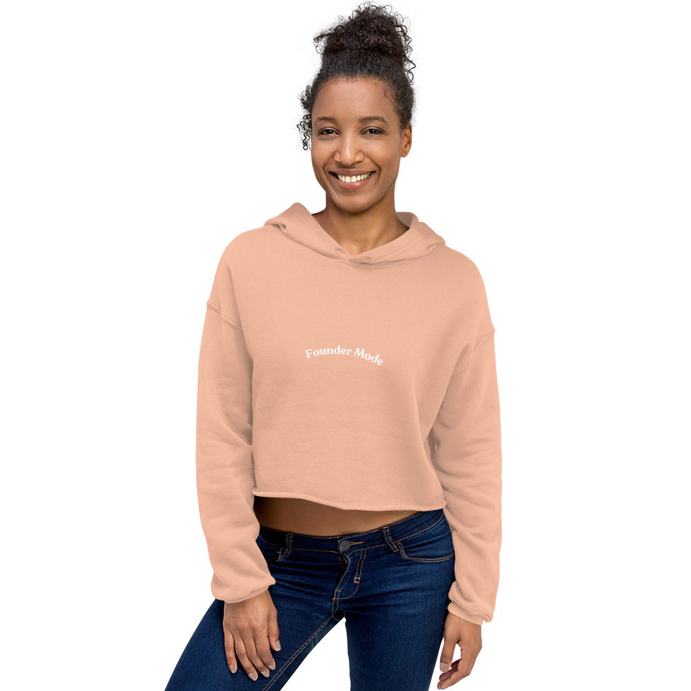 Founder Mode Crop Hoodie